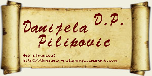 Danijela Pilipović vizit kartica